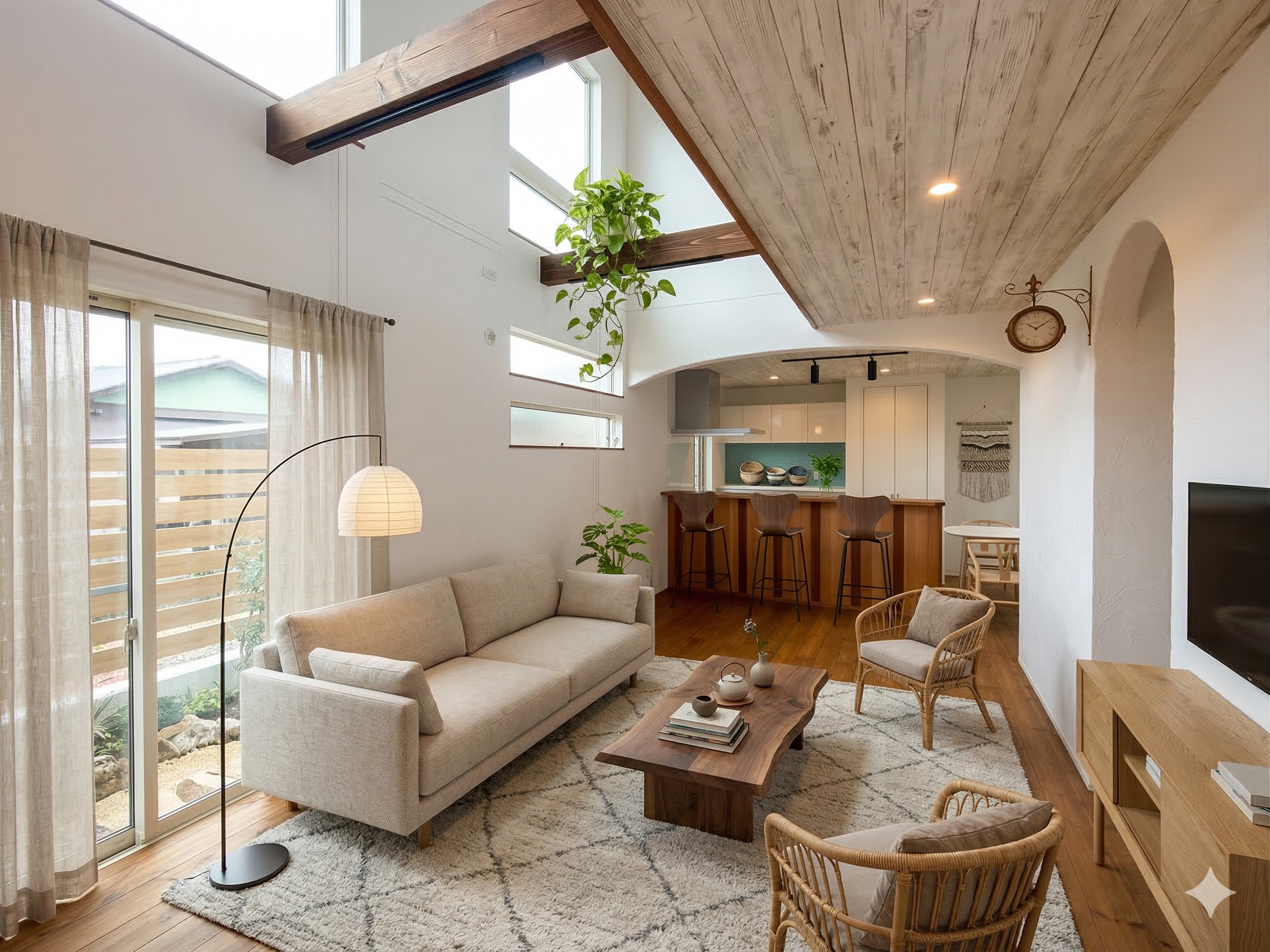 回遊動線を取り入れたカワイイお家 アイキャッチ画像