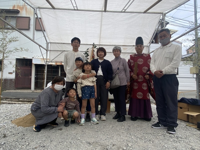 尼崎市東七松町 注文住宅K様邸の地鎮祭でした！