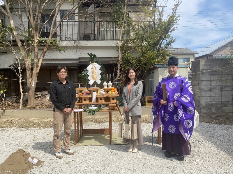 尼崎市尾浜町 建売分譲住宅U様邸の地鎮祭でした！