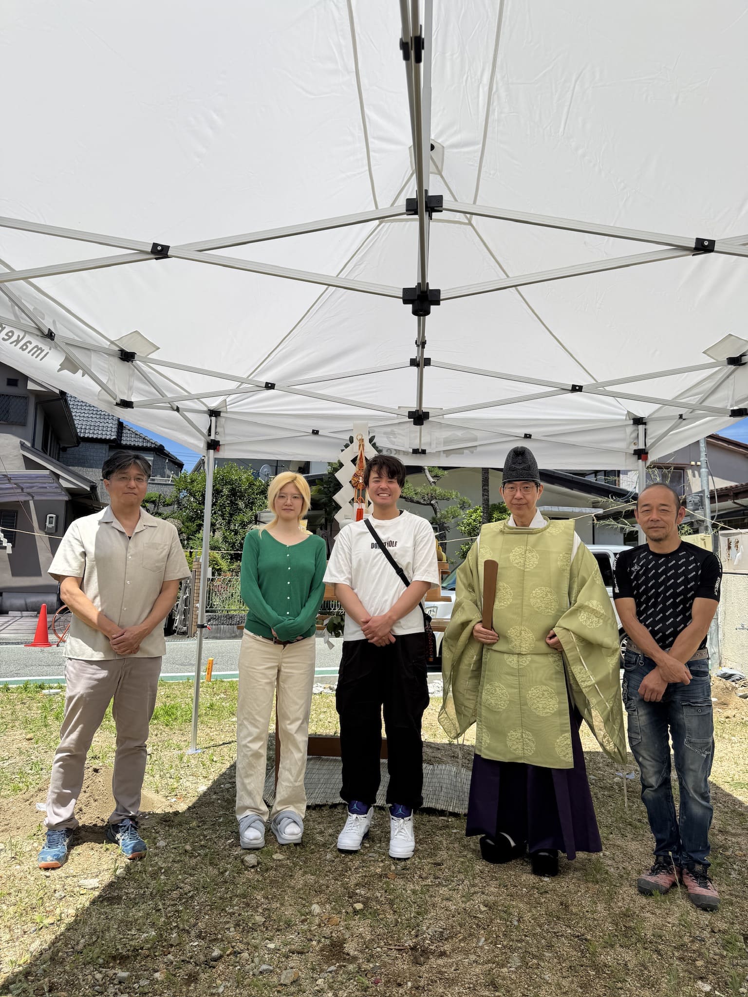 宝塚市安倉中 建売分譲住宅O様邸の地鎮祭を執り行いました!